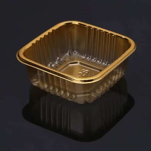 علب حلويات بلاستيك مقاس 6 سم (25) علبة