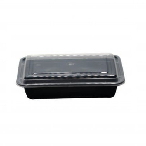 علب ميكرويف مستطيل 24 اونص (50) علبة