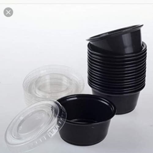 علب صوص اسود 2 اونص (100) علبه