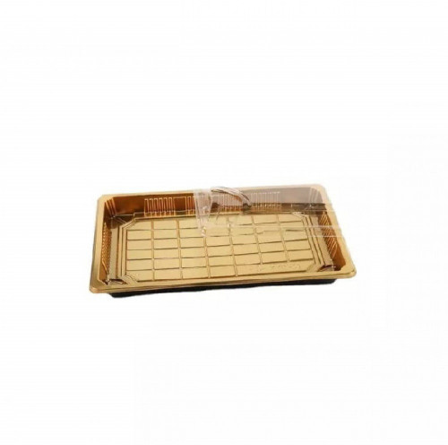 علب بلاستيك مستطيل 18.5 سم (50) علبه