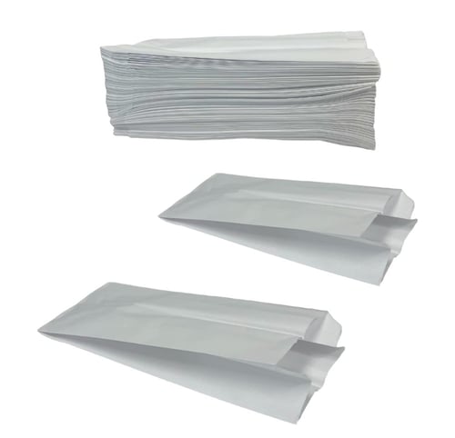 اكياس ورق ابيض مقاس 2 (50) كيس