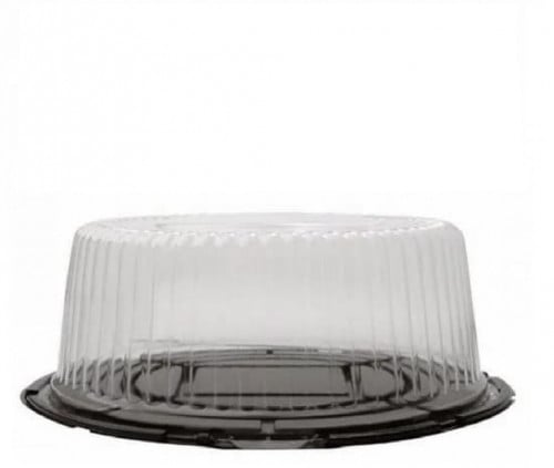 علب كيك دائري اسود 5.5 انش (10) علبه