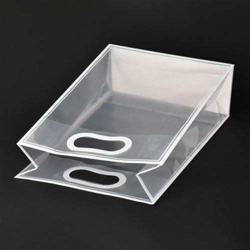 اكياس هدايا شفاف مقوى مقاس 26 (10) اكياس