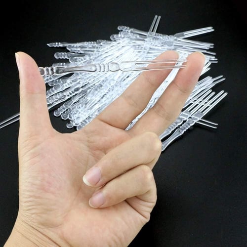 شوك حلويات شفاف (100) شوكه