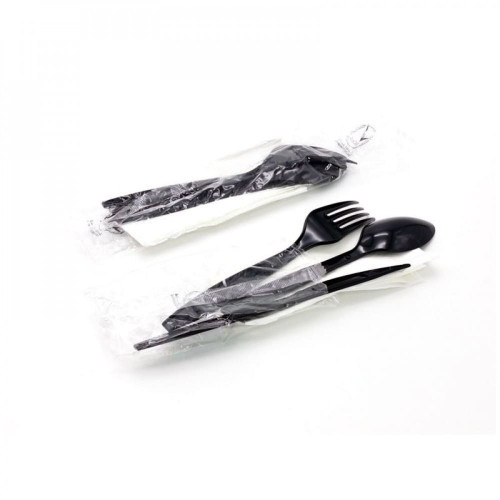 طقم 4*1 ملعقة - شوكة - سكين - منديل (20) طقم