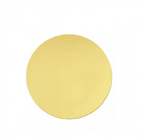 قاعدة كيك دائري ذهبي 18 سم (16) حبه