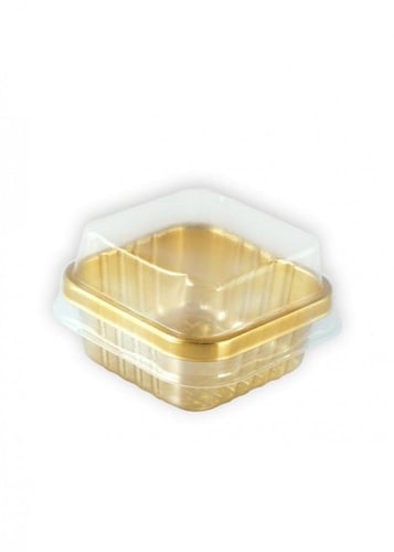 علب حلويات بلاستيك مقاس 6 سم (25) علبة