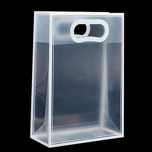 اكياس هدايا شفاف مقوى مقاس 30 (10) اكياس