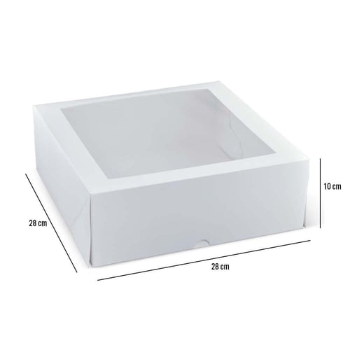 علب ورقية كبير بنافذة علوية