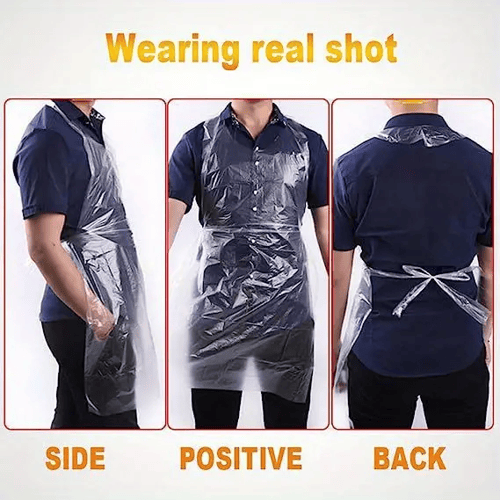 كرتون مريلة بلاستيك (1000) حبه