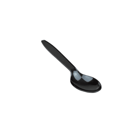 ملاعق ايسكريم اسود صغير (100) ملعقة