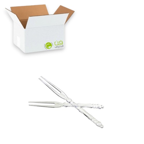 كرتون شوك حلويات بلاستيك شفاف (2000) حبة