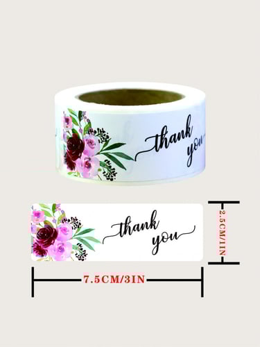 ملصقات Thank you عدد (120) ملصق
