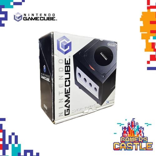 جهاز قيم كيوب بالكرتون (لون اسود) (Game Cube)