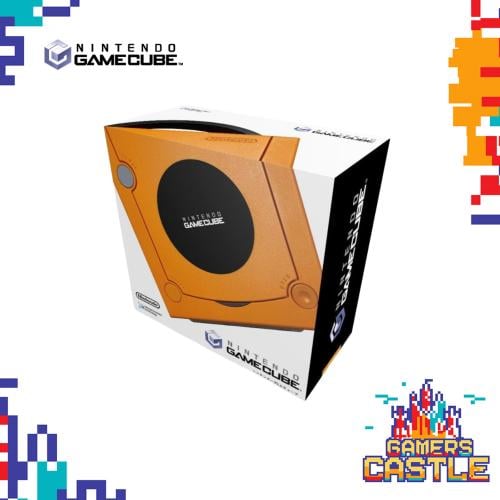 جهاز قيم كيوب بالكرتون (لون برتقالي) (Game Cube)