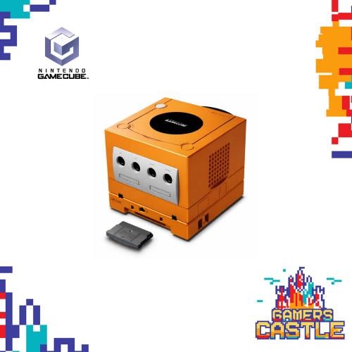 جهاز قيم كيوب مع مشغل قيم بوي (لون برتقالي) (Game...