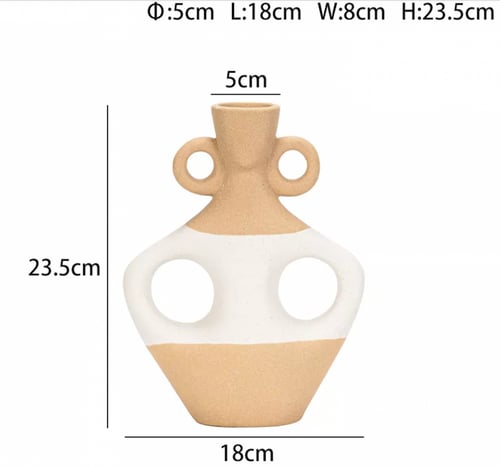 مزهرية زهرة البورسلين سيراميك