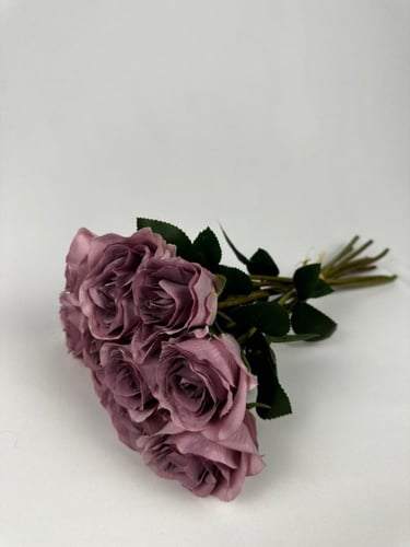 باقة روز -متعدد الالوان -10 قطع