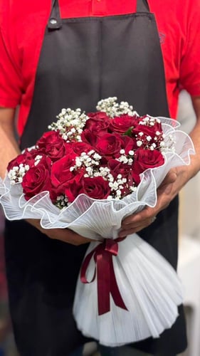 باقة ورد طبيعي