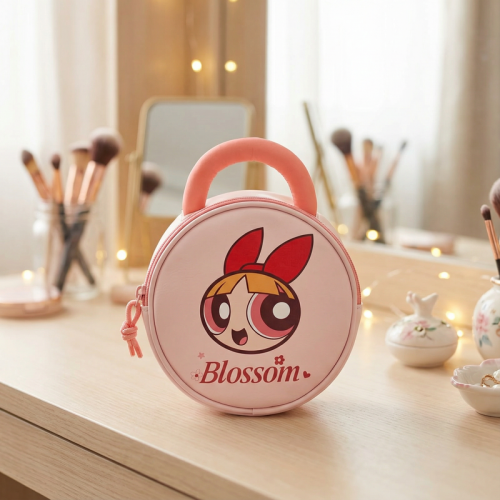 حقيبة كروس بودي من مجموعة بنات القوة - وردي