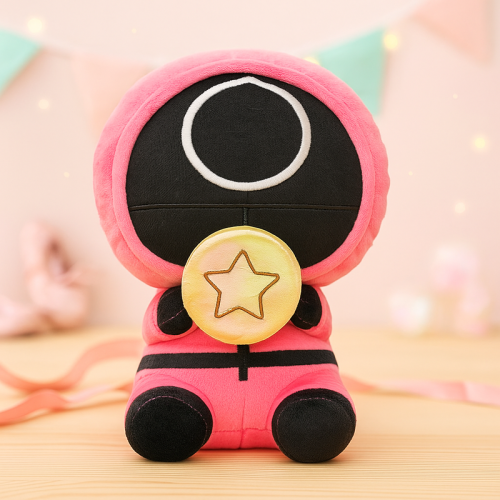 دمية الحارس الأحمر من مجموعة لعبة الحبار بحجم 25سم...