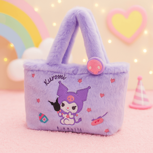 حقيبة غداء من الفرو بشخصية كورومي