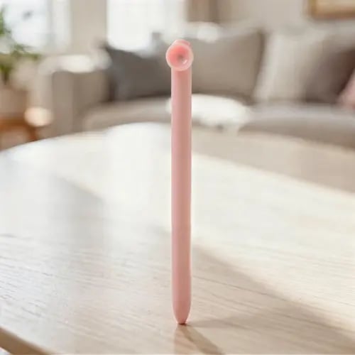 قلم تسجيل من سلسلة بوب بين 0.5 ملم أسود - وردي