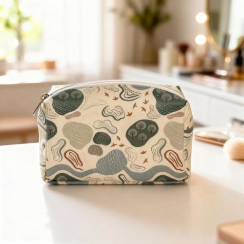 حقيبة مكياج مستطيلة