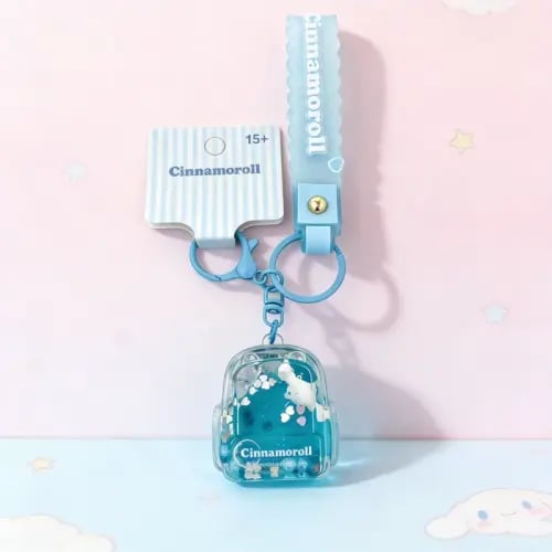 سلسة مفاتيح سينامورول بختم سائل