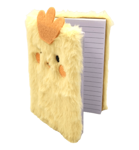 دفتر بغلاف مقوى من الفرو الناعم من سلسلة الربيع 60...