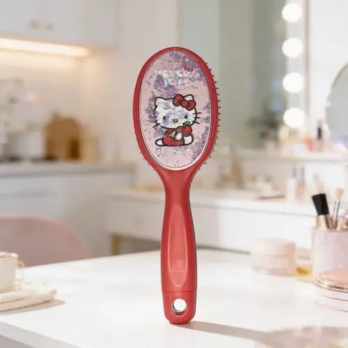 فرشاة هالو كيتي البيضاوية اللامعة