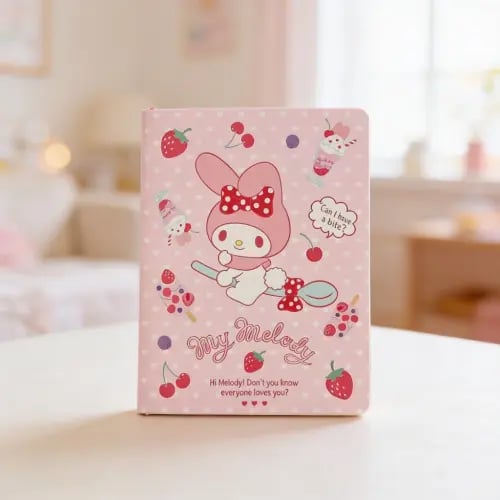 كتاب أوراق ملونة 64K من سانريو بغطاء EVA - 96 ورقة...