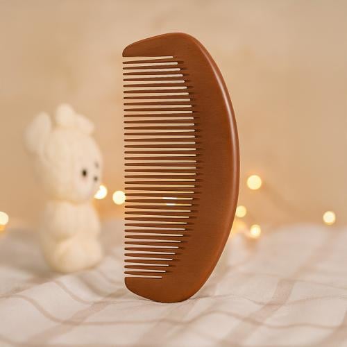 مشط لفك تشابك الشعر بأسنان دقيقة بشكل هلال من سلسل...