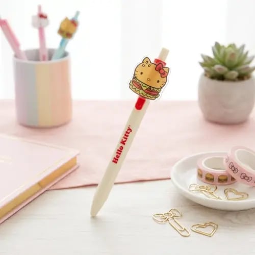 قلم جل هيلو كيتي من مجموعة ريترو داينر قابل للسحب...