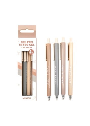 طقم اقلام جل من سلسلة توب - 4 أقلام