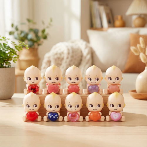 صندوق مفاجأة على شكل أيقونة من مجموعة كيوبيش لوف