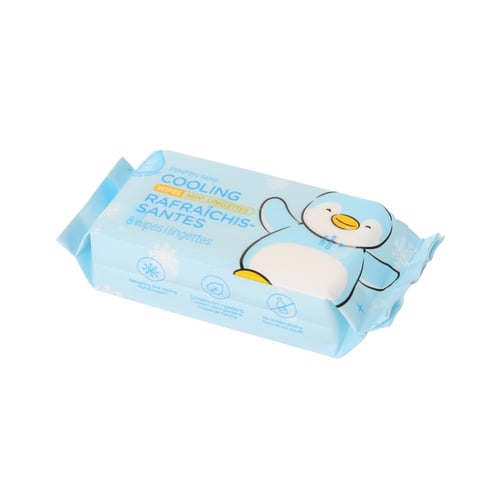 مناديل مبللة صغيرة من بين بين - 8 مناديل × 8 عبوات