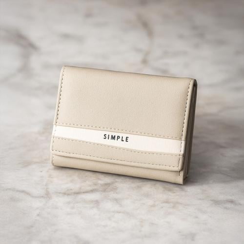 محفظة نسائية ثلاثية الطي - اخضر