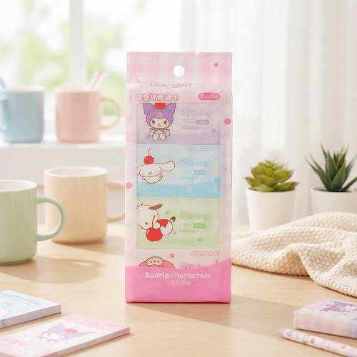 مناديل معطرة صغيرة من مجموعة سانريو هيلو كيتي 8 من...