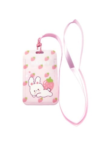 حامل بطاقات على شكل ارنب و فواكه