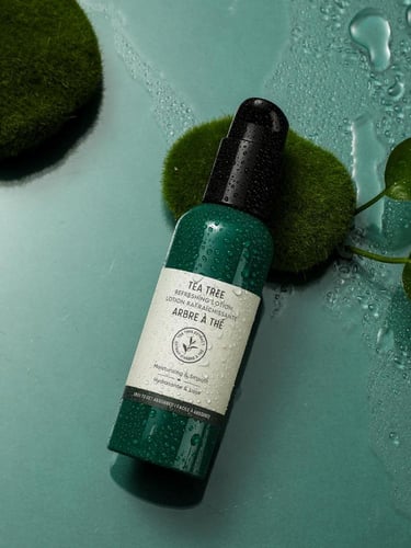 لوشن مرطب منعش بمستخلص شجرة الشاي