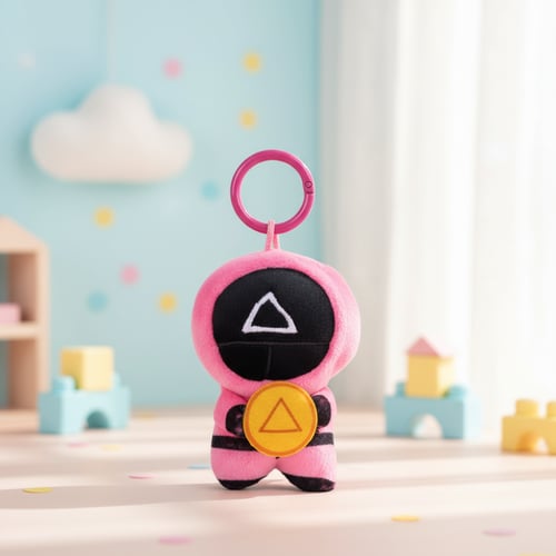 ميدالية دمية الحارس الأحمر من مجموعة لعبة الحبار ح...