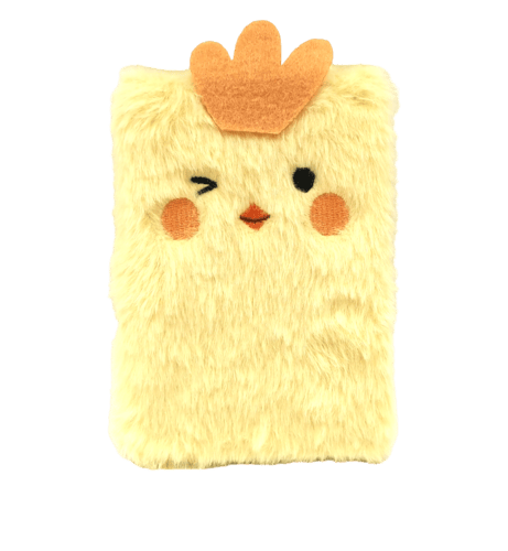 دفتر بغلاف مقوى من الفرو الناعم من سلسلة الربيع 60...