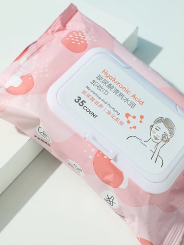 مناديل منعشة ومرطبة لازالة المكياج بخلاصة حمض الهي...