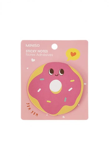 ورق ملاحظات لاصق من مجموعة هابي فودز - 30 ورقة