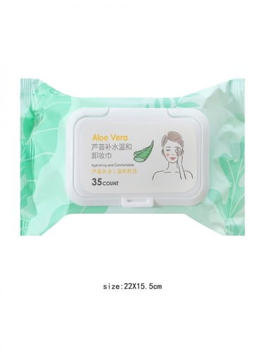 مناديل مرطبة لازالة المكياج بخلاصة الالوفيرا - 35...
