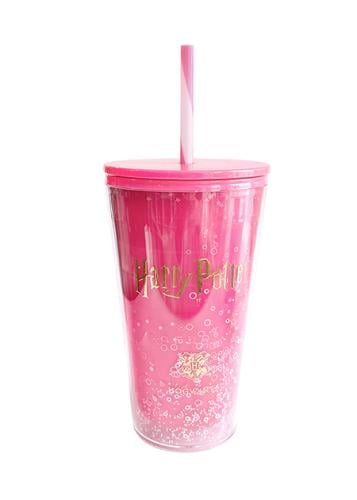 كوب بلاستيكي مع مصاصة من سلسلة هاري بوتر - 600 مل