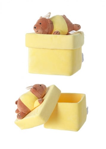 صندوق هدايا بغطاء دمية الدب شهاب من سلسلة الدببة ا...