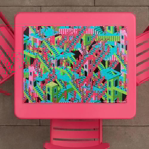 لعبة تركيبات بازل 1000 قطعة من مجموعة لعبة الحبار