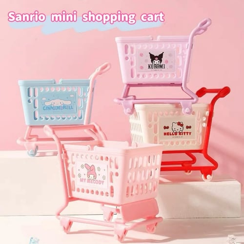 لعبة عربة تسوق صغيرة بشخصيات سانريو - ( مقاس 10x11...